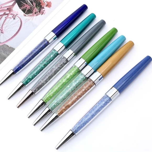 Other Crystalline Ballpoint Ink Pen Emerald Green Poshmark